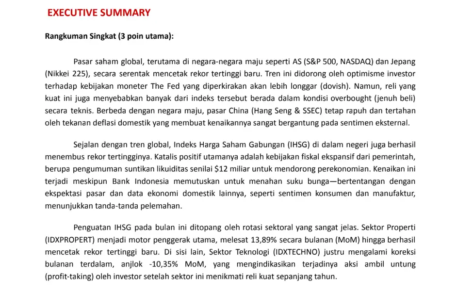 KSEP Market Review #4 (Edisi Oktober)